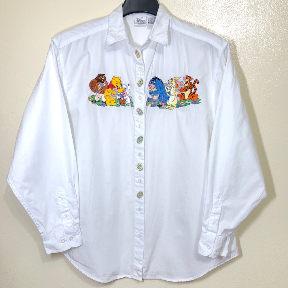 Vintage Disney Store Easter Winnie The Pooh Shirt - Picture 1 of 6